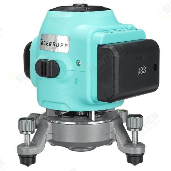 8/12/16 Line 360° Rotary Leveling Cross Measure Tool Green Laser Level Tool Kit with 2pcs Batteries 8/12/16 Line 360° Rotary Leveling Cross Measure Tool Green Laser Level Tool Kit with 2pcs Batteries