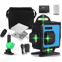 8/12/16 Lines 4D 360° Rotatable Green Light Laser Level Auto Self Leveling Rotary Cross Measure Tool 8/12/16 Lines 4D 360° Rotatable Green Light Laser Level Auto Self Leveling Rotary Cross Measure Tool