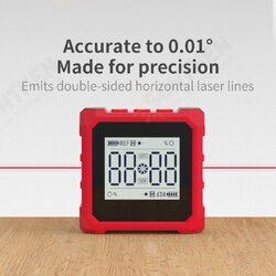 DI2 Dual Laser Digital Inclinometer 4*90° Protractor Magnetic Bottom Angle Gauge Level Meter Measuring Tools DI2 Dual Laser Digital Inclinometer 4*90° Protractor Magnetic Bottom Angle Gauge Level Meter Measuring Tools
