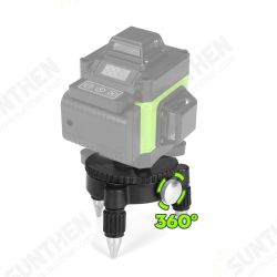 Adjustment 360° Rotation Holder Rotary Base For 1/4 or 5/8 inch Laser Level Line Adjustment 360° Rotation Holder Rotary Base For 1/4 or 5/8 inch Laser Level Line
