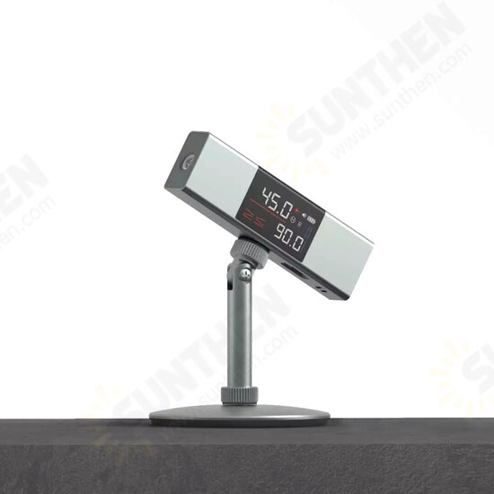 LI1 2 In 1 Dual Laser Protractor Digital Level Ruler Rechargeable 360° Arbitrary Angle Cast Line Measurement