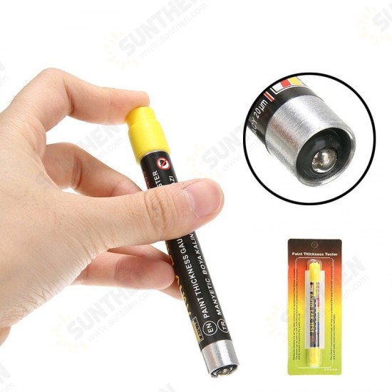 Auto Paint Coating Thickness Detector Paint Thickness Gauge for Car Tool Crash Checking Meter with Magnetic Tip Scale Auto Paint Coating Thickness Detector Paint Thickness Gauge for Car Tool Crash Checking Meter with Magnetic Tip Scale