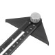 0-250MM ABS Contour Gauge 3X25CM Three-fold Ruler Triangle Positioner Adjustable Contour Gauge Contourgauge with Lock