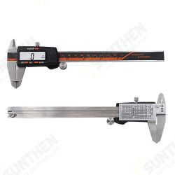 150mm Stainless Steel LCD Screen Display Digital Caliper 6 Inch Fraction / MM / Inch High Prec 150mm Stainless Steel LCD Screen Display Digital Caliper 6 Inch Fraction / MM / Inch High Prec
