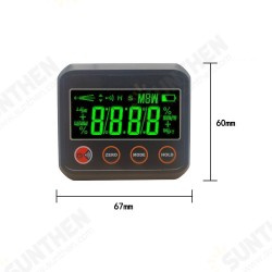 DL1912 4 x 90° Digital Protractor Angle Finder Bevel Box with Magnetic Base and Backlight for Woodworking Measurement Tool DL1912 4 x 90° Digital Protractor Angle Finder Bevel Box with Magnetic Base and Backlight for Woodworking Measurement Tool