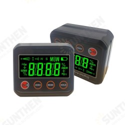 DL1912 4 x 90° Digital Protractor Angle Finder Bevel Box with Magnetic Base and Backlight for Woodworking Measurement Tool DL1912 4 x 90° Digital Protractor Angle Finder Bevel Box with Magnetic Base and Backlight for Woodworking Measurement Tool