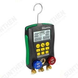 DY517A Refrigeration Digital Manifold Pressure Gauge Set Vacuum Pressure Meter Testing HVAC Temperature Tester DY517A Refrigeration Digital Manifold Pressure Gauge Set Vacuum Pressure Meter Testing HVAC Temperature Tester