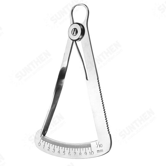 Degree Gauge Jewelry Inside Caliper 10mm Thickness Measuring Capacity Stainless 4inch Thickness Gauge