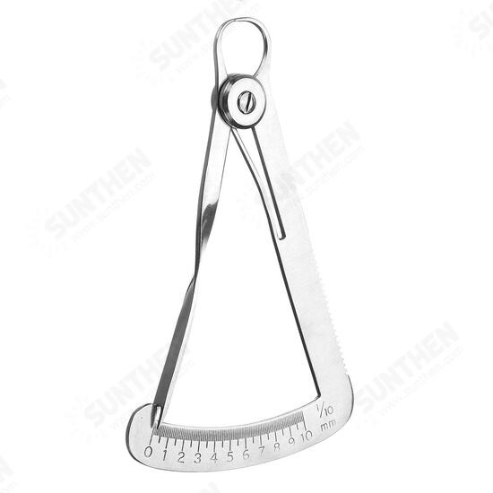 Degree Gauge Jewelry Inside Caliper 10mm Thickness Measuring Capacity Stainless 4inch Thickness Gauge