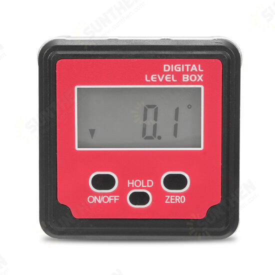 Digital Inclinometer Spirit Level Box Protractor Angle Finder Gauge Meter Bevel