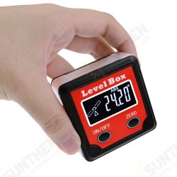 Digital Level Angle Finder Bevel Box Magnetic Base 360° (4 x 90°) Inclinometer Protractor Gauge Tilt Direction Indicator Digital Level Angle Finder Bevel Box Magnetic Base 360° (4 x 90°) Inclinometer Protractor Gauge Tilt Direction Indicator