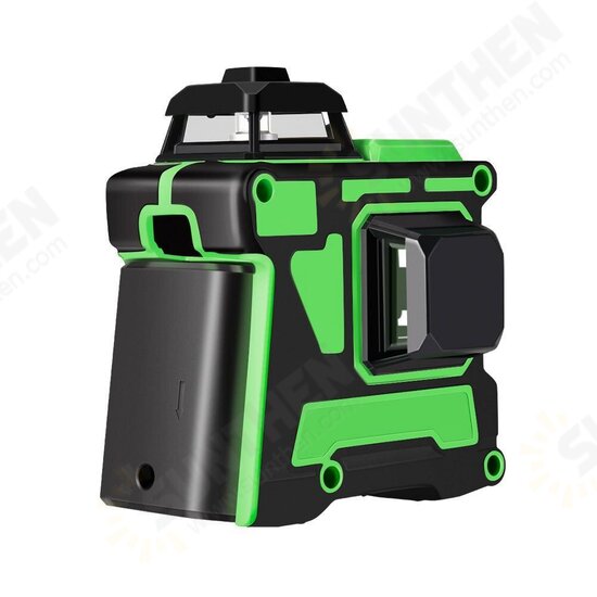 Dual Battery Self Leveling 360° Rotary 12 Lines Laser Level Green Light Infrared Laser Outdoor Strong Light Level 3D