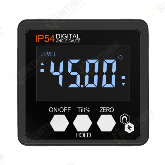 4*90° Updated Precision Digital Protractor Inclinometer Level Box Digital Angle Finder Bevel Box With Magnet Base 4*90° Updated Precision Digital Protractor Inclinometer Level Box Digital Angle Finder Bevel Box With Magnet Base