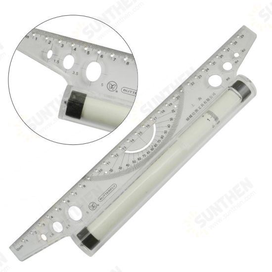G30 Balance Rule School Office Drawing Template Angle Ruler Drawing Ruler