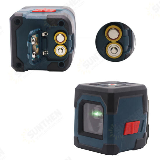 LV1 Laser Level Cross Line Laser with Measuring Range 50ft, Self-Leveling Vertical and Horizontal Line