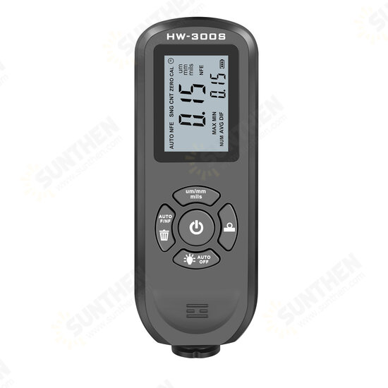 HW-300S 0-2000UM Coating Thickness Gauge Car Paint Electroplated Metal Coating Thickness Tester Meter HW-300S 0-2000UM Coating Thickness Gauge Car Paint Electroplated Metal Coating Thickness Tester Meter