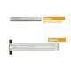 High-Precision Scale Ruler T-Type Hole Ruler Stainless Woodworking Scribing Mark Line Gauge Carpenter Measuring Tool High-Precision Scale Ruler T-Type Hole Ruler Stainless Woodworking Scribing Mark Line Gauge Carpenter Measuring Tool