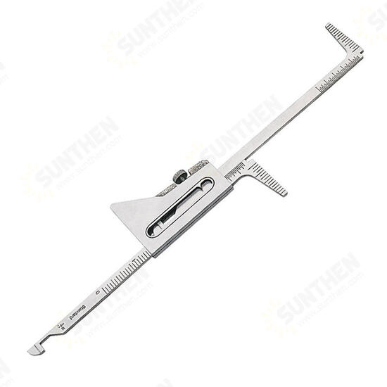 High Precision Welding Taper Feeler Gauge Gage Durable Stainless Steel Depth Ruler Manual Welding Measurement Tool