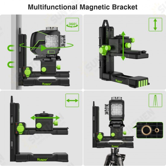 S04CG 16 lines 4D Cross Line Laser Level bluetooth & Remote Control Functions Green Beam with Hard Carry Case S04CG 16 lines 4D Cross Line Laser Level bluetooth & Remote Control Functions Green Beam with Hard Carry Case