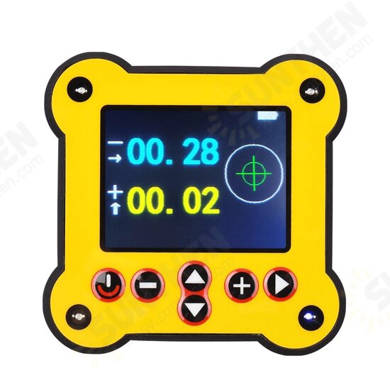 L1680 0.02° 2.4 Inch Color Screen Dual-axis Digital Protractor Electronic Level Box Angle Meter with Magnetic Base and Indicator Measuring Tools