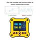 L1680 0.02° 2.4 Inch Color Screen Dual-axis Digital Protractor Electronic Level Box Angle Meter with Magnetic Base and Indicator Measuring Tools