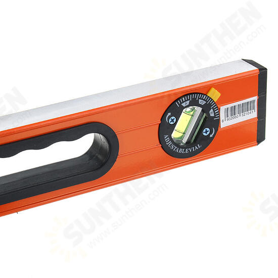 600mm High Precision Spirit Level Magnetic High Bearing Ruler Lever Bubbles Horizontal Ruler Level