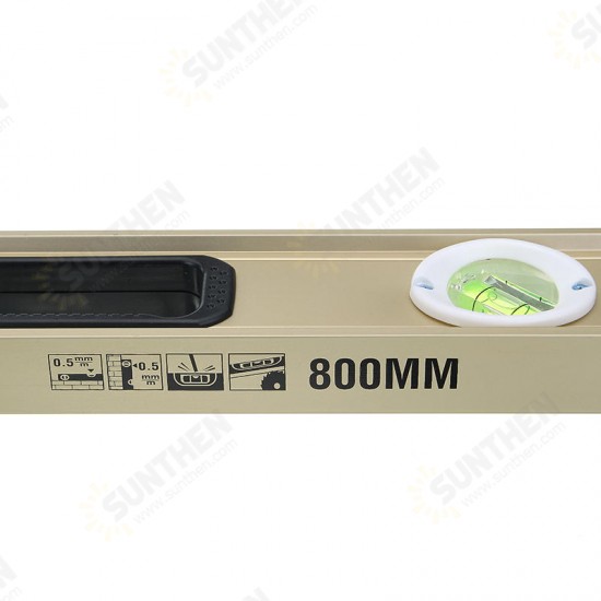 800mm High Precision Spirit Level Magnetic High Bearing Ruler Lever Bubbles Horizontal Ruler Level