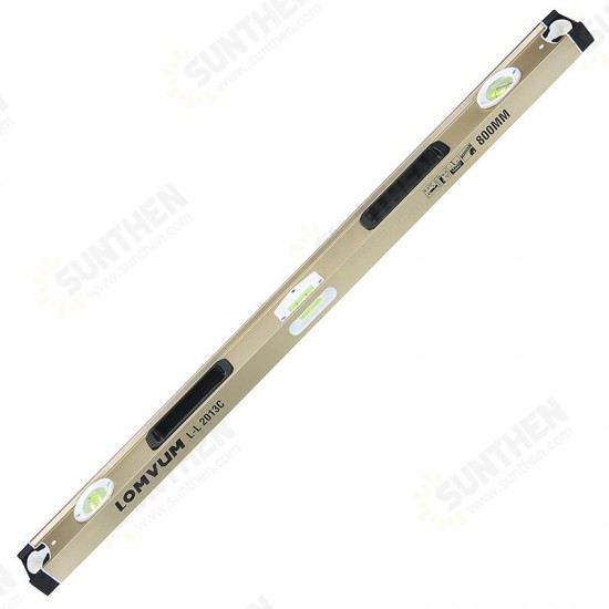 800mm High Precision Spirit Level Magnetic High Bearing Ruler Lever Bubbles Horizontal Ruler Level
