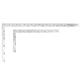 300mm/600mm 90 Degree Stainless Steel Square Ruler 300mm/600mm 90 Degree Stainless Steel Square Ruler