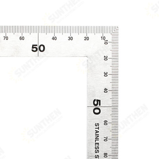 300mm/600mm 90 Degree Stainless Steel Square Ruler