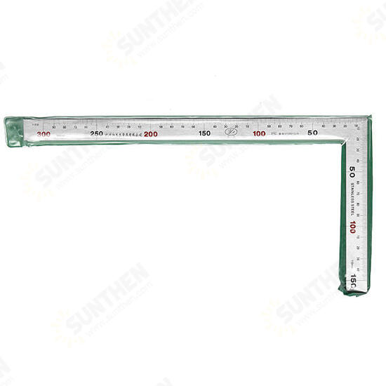 300mm/600mm 90 Degree Stainless Steel Square Ruler 300mm/600mm 90 Degree Stainless Steel Square Ruler