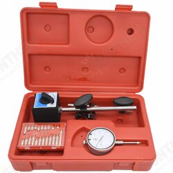 Magnetic Table Holder Set Pointer Dial Indicator + Magnetic Bracket + Probe Clamp High-Precision Mini Measuring Tool Magnetic Table Holder Set Pointer Dial Indicator + Magnetic Bracket + Probe Clamp High-Precision Mini Measuring Tool