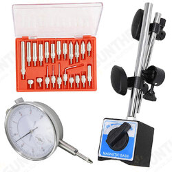 Magnetic Table Holder Set Pointer Dial Indicator + Magnetic Bracket + Probe Clamp High-Precision Mini Measuring Tool Magnetic Table Holder Set Pointer Dial Indicator + Magnetic Bracket + Probe Clamp High-Precision Mini Measuring Tool