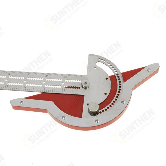 Measuring Angle Ruler Durable Hot Carpenter Edge Rule Woodworking Protractor Measure Tools