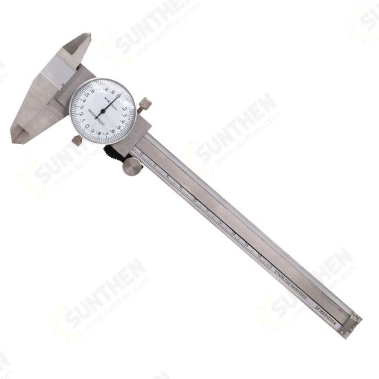 Metric Gauge Measuring Tool Dial Caliper 0-150mm/0.02mm Shock-proof Stainless Steel Precision Vernier Caliper