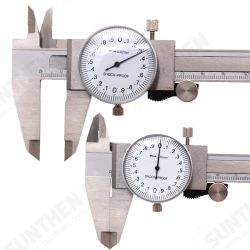 Metric Gauge Measuring Tool Dial Caliper 0-150mm/0.02mm Shock-proof Stainless Steel Precision Vernier Caliper Metric Gauge Measuring Tool Dial Caliper 0-150mm/0.02mm Shock-proof Stainless Steel Precision Vernier Caliper