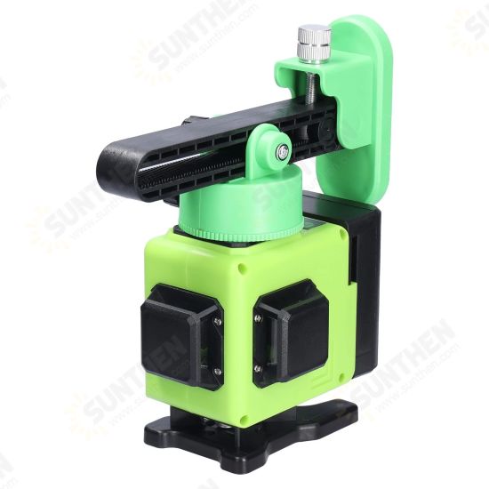 Mini Multifunctional 12 Lines Green Light Laser Level 3° Self-leveling USB Rechargeable Lithium Battery Leveling Tool with Vertical Horizontal Lines