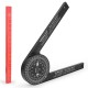 Miter Saw Protractor 360° Angle Finder Miter Gauge Goniometer Angle Level Meter Arm Measuring Ruler Miter Saw Protractor 360° Angle Finder Miter Gauge Goniometer Angle Level Meter Arm Measuring Ruler