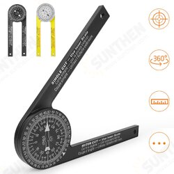 Miter Saw Protractor 360° Angle Finder Miter Gauge Goniometer Angle Level Meter Arm Measuring Ruler Miter Saw Protractor 360° Angle Finder Miter Gauge Goniometer Angle Level Meter Arm Measuring Ruler