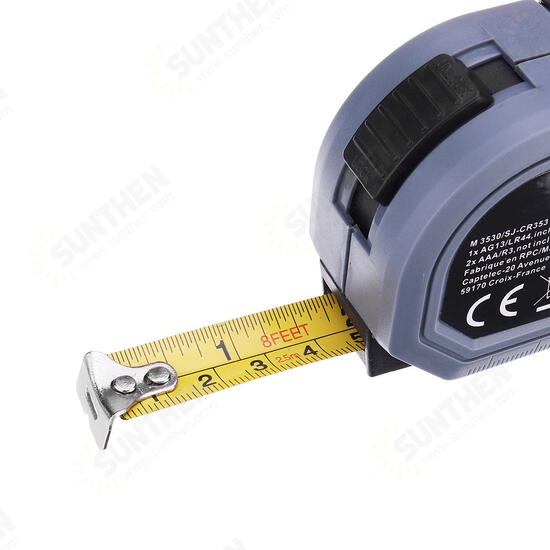 Multifunction Tape Messure Laser Level Measuring Tool with Calculator