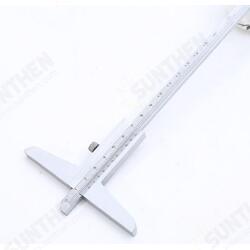 NEW High Quality 150mm 200mm 300mm Depth Vernier Caliper 0.02mm 0-150mm 0-200mm 0-300mm Depth Gauge Depth Measuring Tool NEW High Quality 150mm 200mm 300mm Depth Vernier Caliper 0.02mm 0-150mm 0-200mm 0-300mm Depth Gauge Depth Measuring Tool