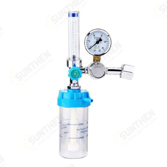 O2 Oxygen Meter Valve Body Zinc Alloy Inhaler Weld Pressure Reducing Valve Pressure Regulators Pressure Gauge