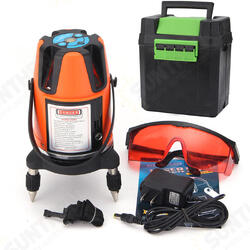 Orange Automatic Self Leveling 5 Lines 6 Points 4V1H Laser Level Measure Orange Automatic Self Leveling 5 Lines 6 Points 4V1H Laser Level Measure