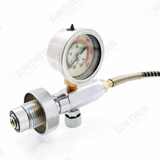 Paintball PCP Din Fill Station Charging kit 300 bar/ 4500 psi Air Refill Pressure Gauge