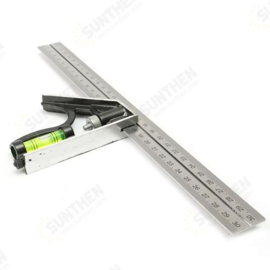 Precise Measuring Tools Aluminium Combination Square DIY Workshop Hardware Precise Measuring Tools Aluminium Combination Square DIY Workshop Hardware