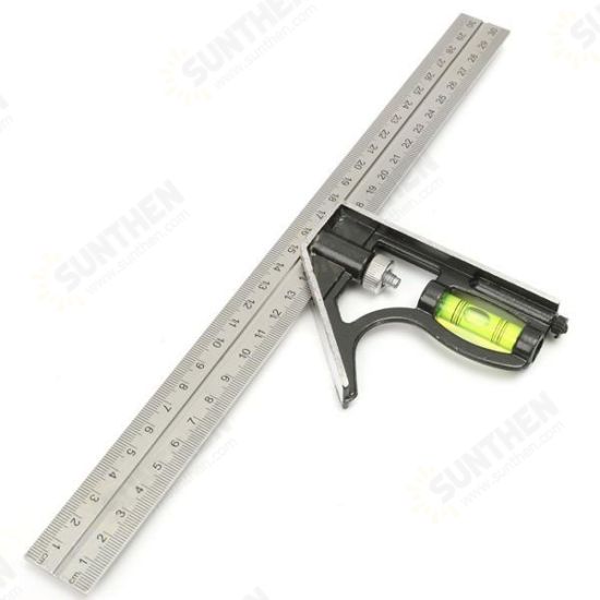 Precise Measuring Tools Aluminium Combination Square DIY Workshop Hardware Precise Measuring Tools Aluminium Combination Square DIY Workshop Hardware