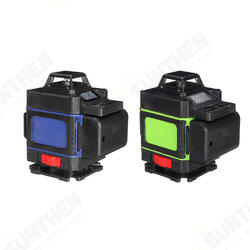 Rotary Laser Level Green 16 Lines 3D 360° Cross Line Self Leveling Measure Tool