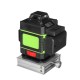 Rotary Laser Level Green 16 Lines 3D 360° Cross Line Self Leveling Measure Tool