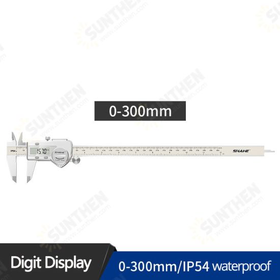 0-200/300mm Digital Caliper IP54 Waterproof Electronic Caliper USB Data Output Fution 0.01mm Resolution mm/inch