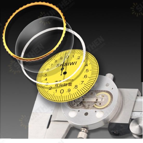 0-200mm Digital Caliper with Table Vernier Dial Type Meter Measuring Tool Two-way Shockproof